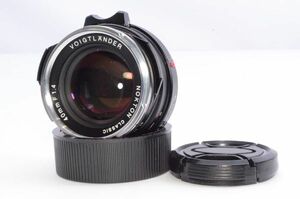 【綺麗な外観】フォクトレンダー VoightLander 単焦点レンズ NOKTON classic 40mm F1.4 131507 ＃D0112405011A