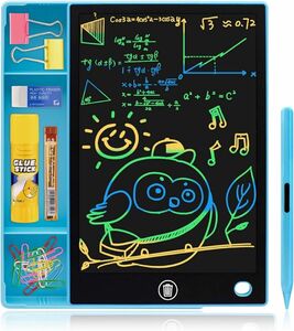 電子メモパッド 保存機能付き お絵描きボード 筆箱画板 高輝度 彩色スクリーン 子供 収納筆箱 おもちゃ 幼児教育