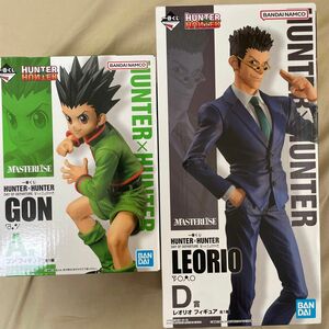 HUNTER × HUNTER 一番くじ A賞 ゴン フィギュア D賞 レオリオ フィギュア 新品未開封