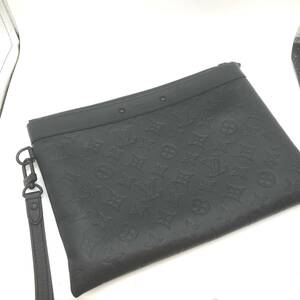 【未使用】LOUIS VUITTON ルイヴィトン モノグラム シャドウ ポシェット トゥ ゴー セカンドバッグ メンズ ブラック系/M81570 RFIDチップ　