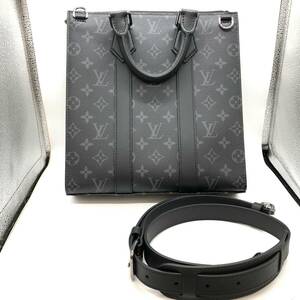 【未使用】LOUIS VUITTON ルイヴィトン ハンドバッグ M46456 サックプラクロス モノグラム エクリプス RFIDチップ