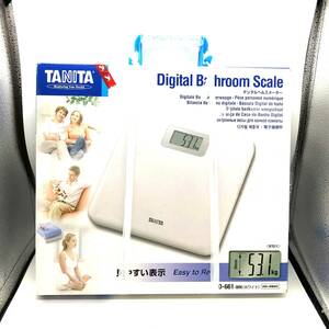【未使用品】TANITA タニタ デジタルヘルスメーター HD-661 WH/保証書有 今月購入/体重管理