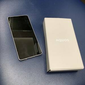 【中古】SHARP シャープ AQUOS sense6 SHG05 シルバー SIMフリー アンドロイド端末