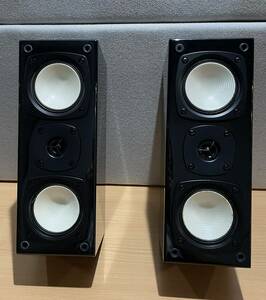 【中古美品】ONKYO オンキョー D-108Cスピーカー2本セット ピアノブラック 稼働確認済み