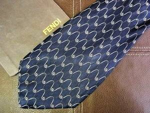 ●5-0844●在庫処分SALE●フェンディ【総FＦロゴ】【FENDI】ネクタイ★