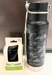 Klean Kanteen ステンレス製携帯用魔法瓶 スポーツキャップ付き 新品未使用 12OZ 実容量0.355L アウトドア