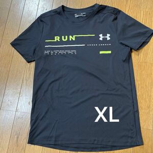 アンダーアーマー　 半袖Tシャツ　黒　XL