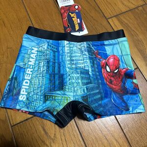 スパイダーマン 男の子　水着 新品 110cm