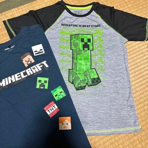 マイクラMinecraft 未使用 140cm 半袖Tシャツ 2枚セット