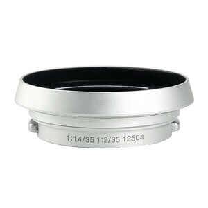 ライカ(Leica) M型用 メタルレンズフード 12504 (M1.4/35、M2.0/35用) シルバー［焦点工房厳選］