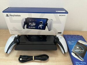 【美品】CFIJ-18000 PlayStation Portal リモートプレーヤー PS5 / プレイステーション ポータル　ソニーSONY フィルム、専用収納box付き