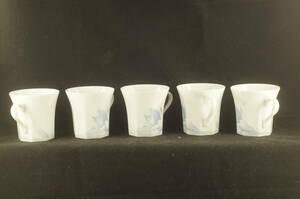 カップ＆ソーサー カップ コーヒーカップ ティーカップ 皿 ソーサー セット 5客 5枚 珈琲 紅茶 ティータイム 食器 花模様