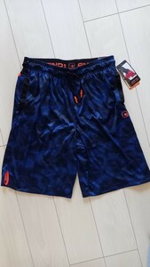  new goods AND1 shorts basketball Jim training up blue orange black ba Span NBA USA M jersey camouflage duck tag attaching L~ corresponding 