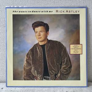 美盤 12 レコード / Rick Astley / She Wants To Dance With Me / TP-42190 