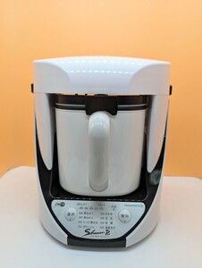 【美品】YAMAMOTO　クックマスター　旬彩pro　YE-CM17B-WH ホワイト　使用感少な目　オート架電　手作り豆乳、煮物、ポタージュ作り