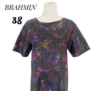 BRAHMIN ブラーミン レディース　花柄　膝丈ワンピース　パープル　M