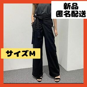 【即購入可】ハイウエストパンツ　ズボン　ワイド　シルエット　スタイル　ロング　脚