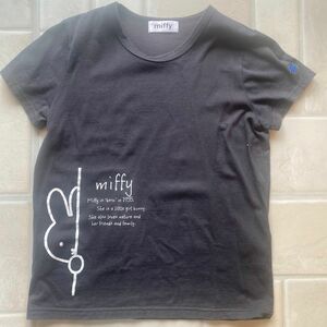 ミッフィー Miffy 半袖　Tシャツ　黒　ブラック　レディース　サイズM