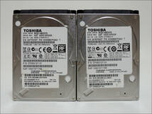 TOSHIBA 2.5インチHDD MQ01ABD075 750GB SATA 2個セット #12254_画像1