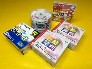 [ unopened goods passing of years storage goods ] package crack equipped DVD-R all 90 sheets together RICOH FUJIFILM Victoria