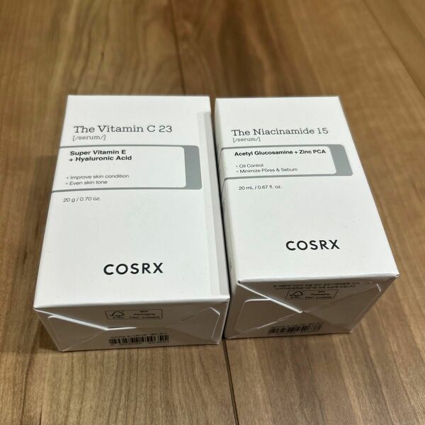 新品　COSRX ビタミンC23セラム/ザナイアシンアミド 2本セット