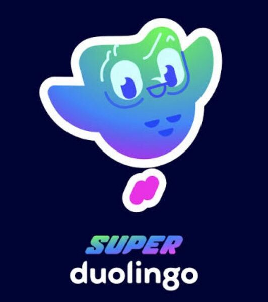 super duolingo 1年　デュオリンゴ