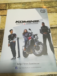 新品　コミネ　KOMINE 総合カタログ2019　KOMINE　#タイチ ライダースジャケット　プロテクター