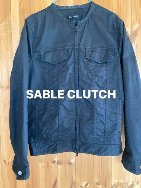  【古着】SABLE CLUTCH ノーカラージャケット M