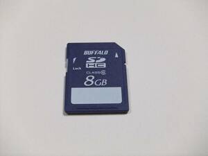 SDHCカード 8GB CLASS6 フォーマット済み 1枚 buffalo