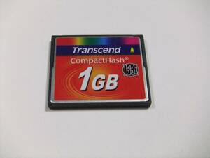 CFカード 1GB フォーマット済み 1枚 コンパクトフラッシュカード Transcend