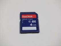 SDHCカード 4GB CLASS4 フォーマット済み SanDisk_画像1