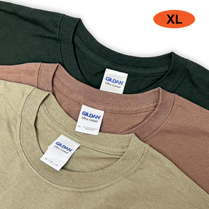 3色セット GILDAN ギルダン ウルトラコットン 半袖 Tシャツ XL グリーン カーキ 無地 大きいサイズ まとめ売り 未使用 #noca0370-FS