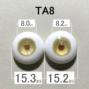 【TA8】約15.5ミリ グラスアイ