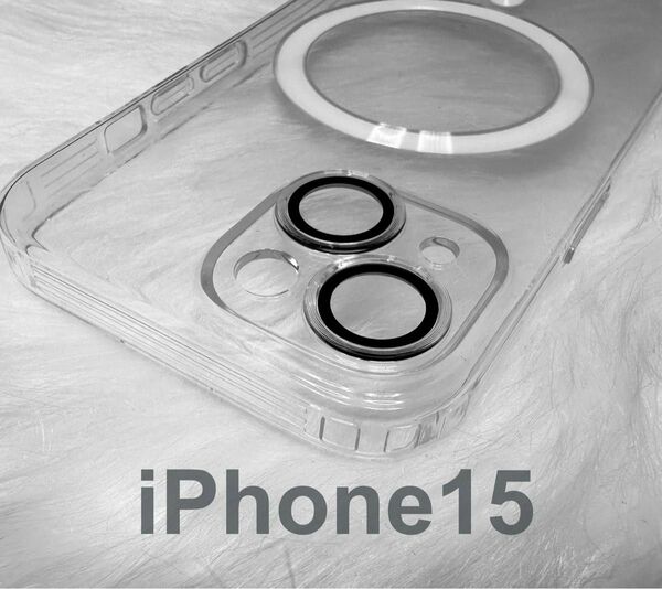 【新品】 iPhone 15 クリア ケース MagSafe 耐衝撃 MIL規格 カバー スマホケース
