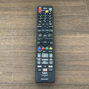 A15 SHARP シャープ AQUOS アクオス テレビ用リモコン G-GUIDE GB255PA TV BD DVDレコーダー 