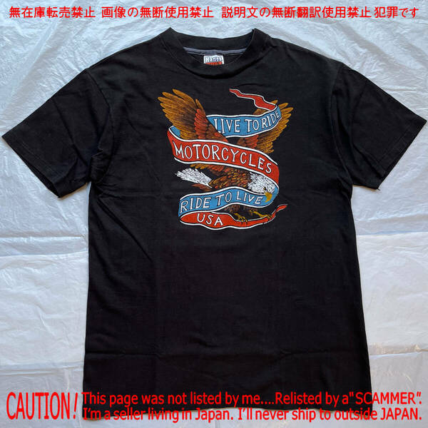 80 vintage カートコバーン 着同 Motercycle Tシャツ Live to Ride hanes USA nirvana / ハーレー Harley Davidson バイク sonic youth古着