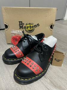 1 start new goods Dr.Martens STUD 3EYE studs leather shoes 