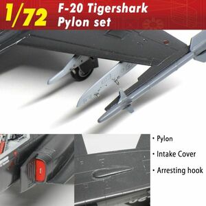 F-20タイガーシャーク　パイロンセット（1/72）