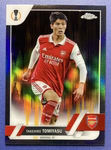 【30枚限定】2022-23 Topps Chrome UEFA Club Competitions 冨安健洋 Arsenal アーセナル