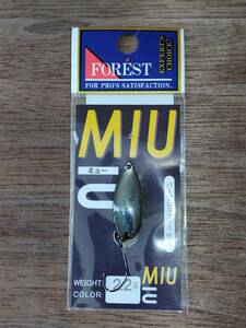 ◇フォレスト MIU ミュー 2.2g オオツカオリカラ 家畜オリバリン ※中古 管釣り／エリアトラウト