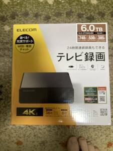 ELECOM HDD 6TB new goods ELD-HTV060UBK tv video recording 4k correspondence 