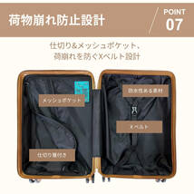 RIOU キャリーケース　 スーツケース　レディース Sサイズ 単品_画像7