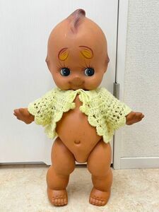 KT0408 キューピー人形 ソフビ人形 昭和レトロ 当時物 高さ約52cm 大きめ 特大 褐色 色黒 小麦色