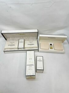 KT0410 CHANEL/シャネル 化粧品 4点セット 香水 石鹸 N°5/N°19 サヴォン オードトワレ 未使用保管品