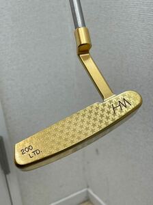 KT0520 レア 希少 ヒロマツモト HM Golf Gallery パター 2000 ミレニアム 200本限定 ゴールドカラー