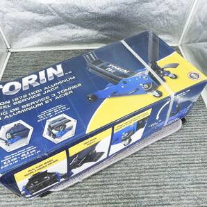 【新品】TORIN トリン★3トン アルミハイブリッドジャッキ 最大荷重3000kg 底床ガレージ フロアジャッキ フットペダル付★未使用品 NR1447の画像1