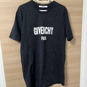 GIVENCHY ジバンシィ 18AW Tシャツ カットソー 半袖 クルーネック ロゴ XL ブラック / ■メンズの画像1