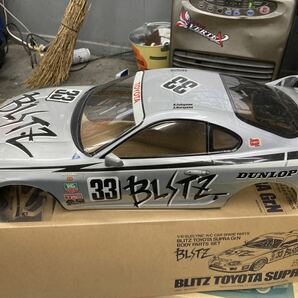 1/10電動RCカースペアパーツNO.536 ブリッツ・トヨタ・スープラGrN スペアボディセット塗装済み完成品未使用の画像5