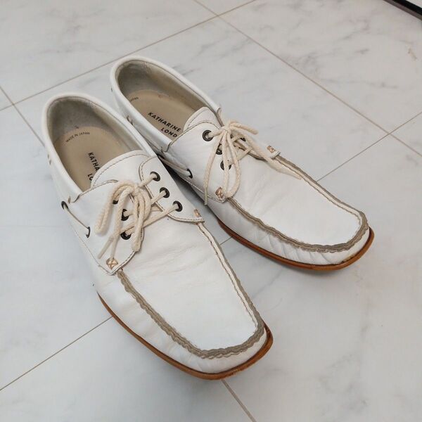 美品 KATHARINE HAMNETT LONDON 本革靴 25 1/2