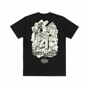 MISTER CARTOON BORN RAISED LIQUOR STORE TEE BLACK L ミスターカートゥーン ボーンアンドレイズド リカーストア Tシャツ ブラック コラボ